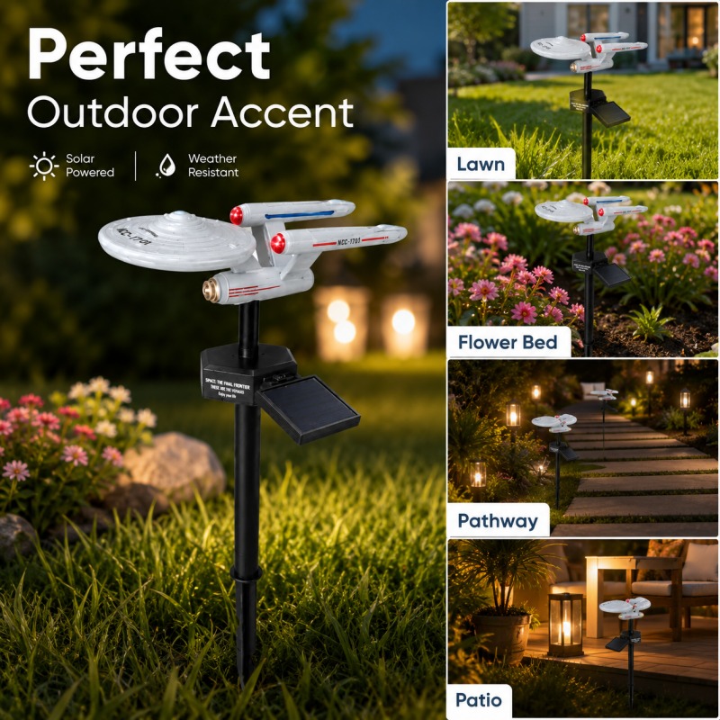 Smart Garden Spotlights - Садовый светильник Star Trek USS Enterprise