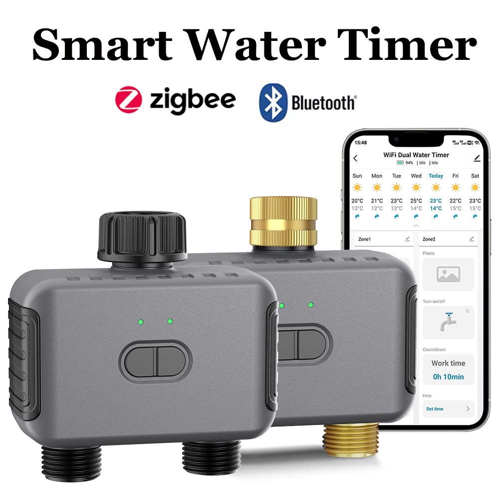 Smart Garden Irrigation - Умный таймер воды Tuya Zigbee/BT, автоматический
