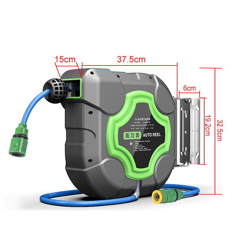 Smart Garden Sprinkler - Автоматическая выдвижная катушка для шланга, 10/15/20