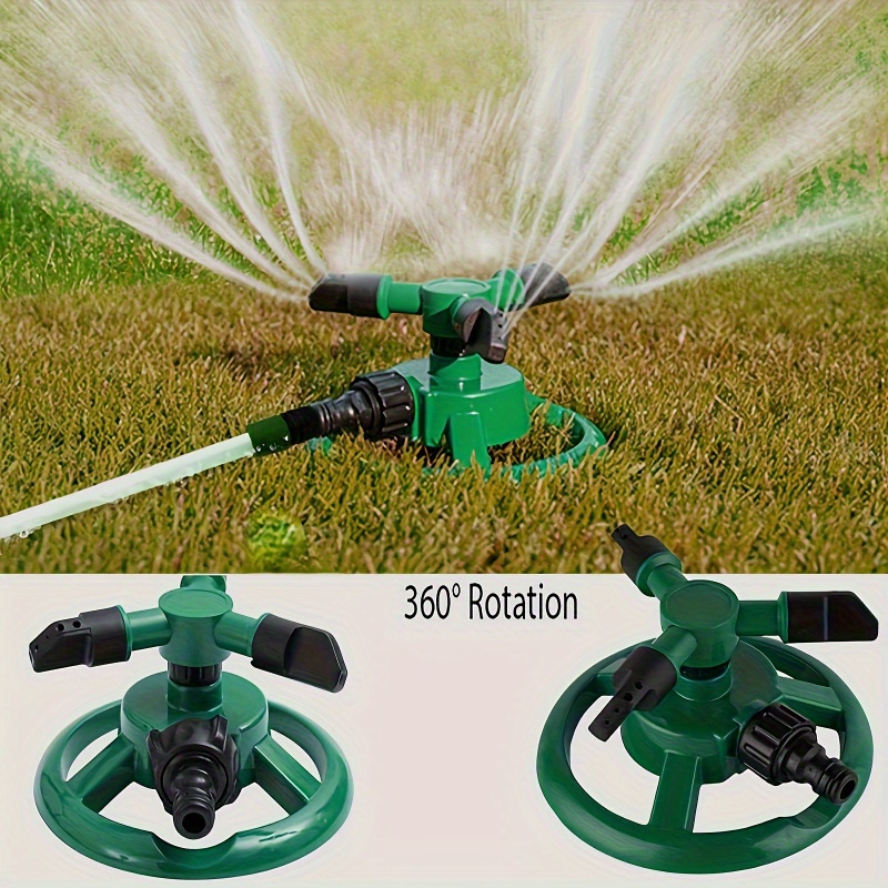 Smart Garden Irrigation - 360 ° Автоматическая вращающаяся насадка с
