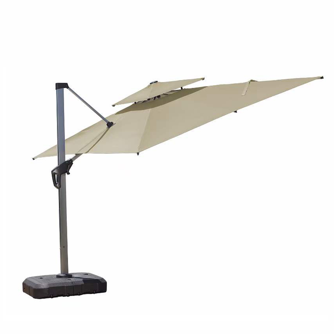 Smart Garden Umbrella - Декоративный умный садовый зонт-парасоль из золотистого