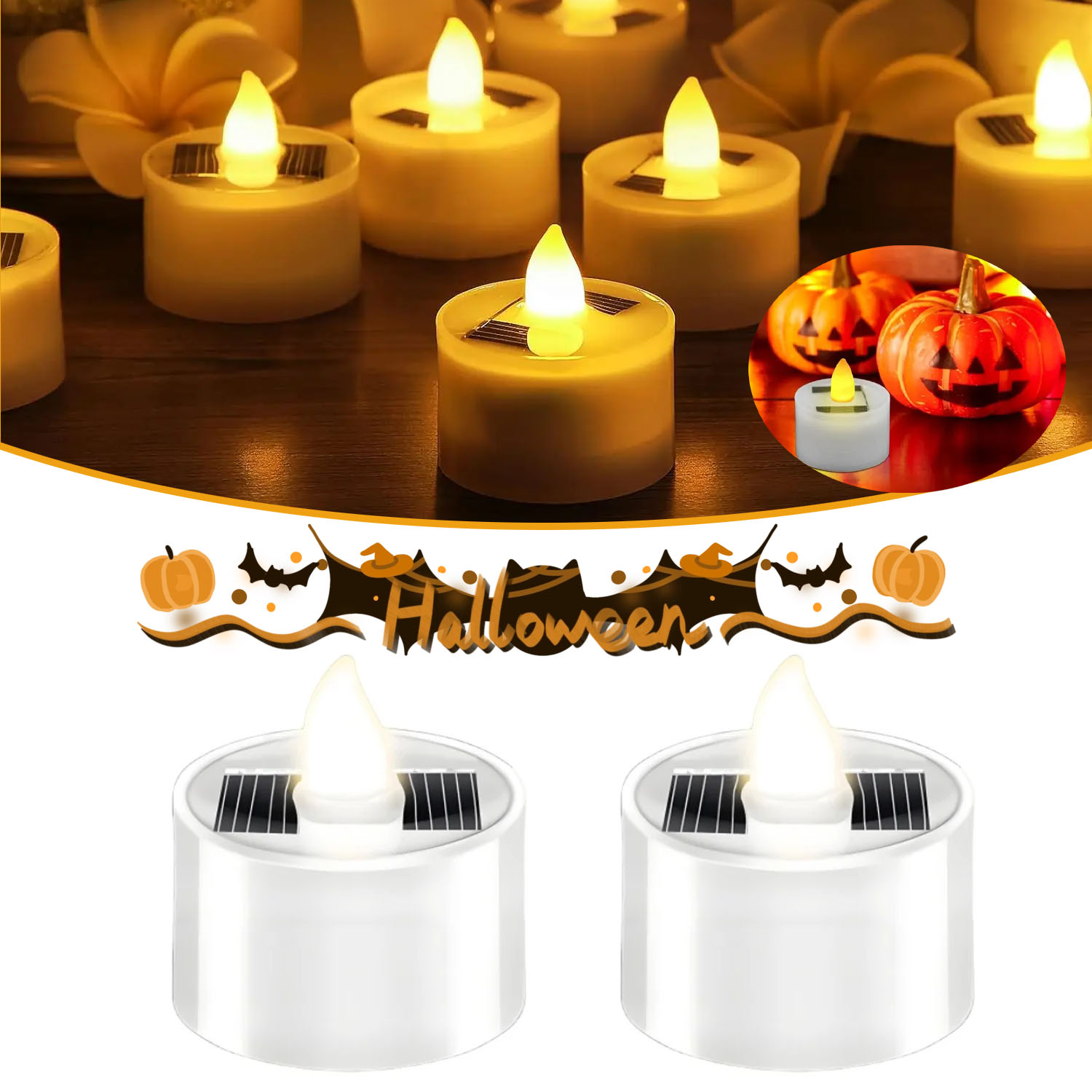 Smart Garden Spotlights - 1-10 шт. уличные солнечные чайные свечи,