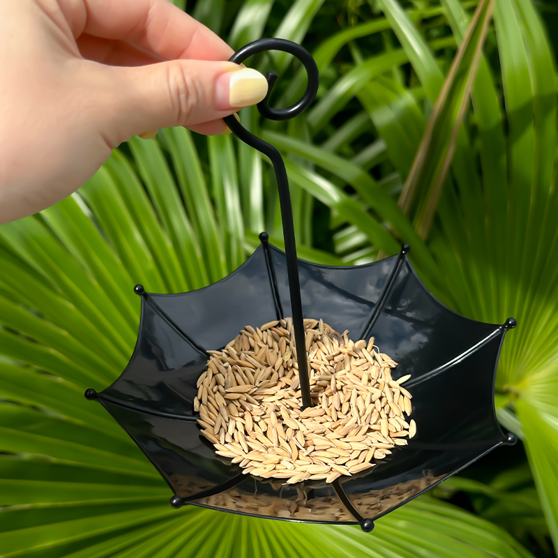 Smart Garden Umbrella - Винтажная бронзовая подвесная кормушка для птиц