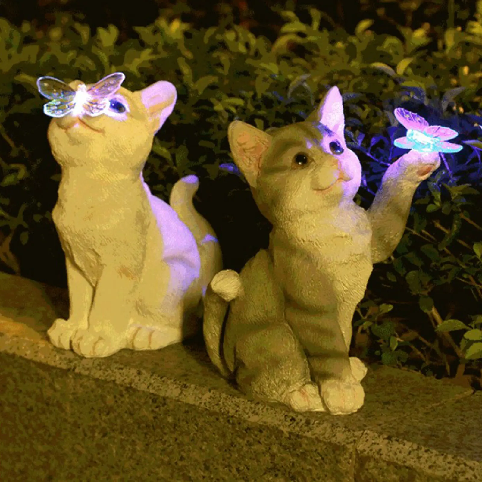 Smart Garden Spotlights - Открытая скульптура кошки, фигурка, подвеска, садовые