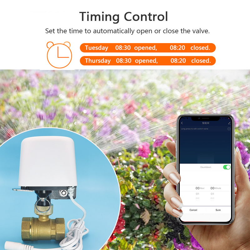 Умный Wi-Fi клапан для воды Tu – обзор и цена Smart Garden Irrigation