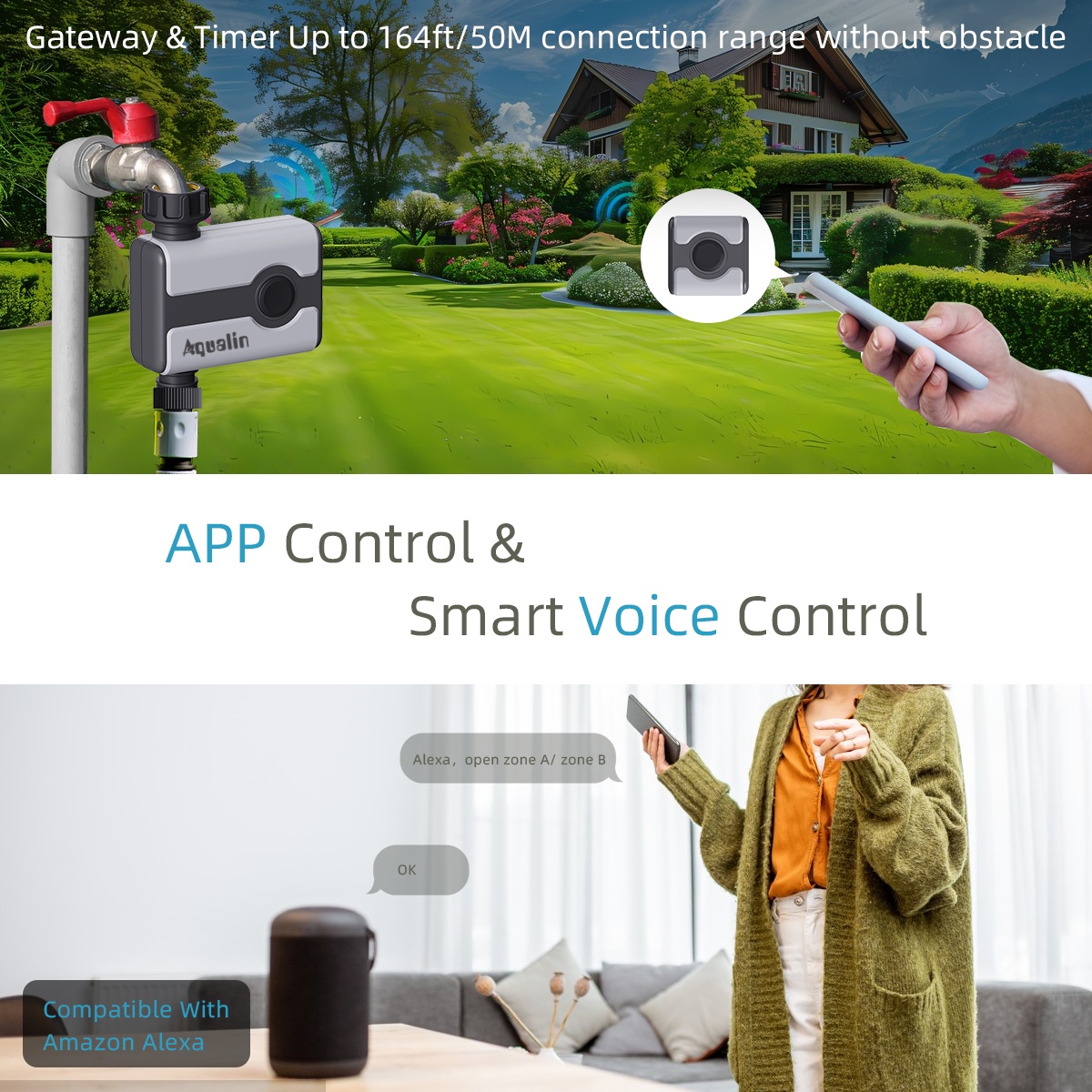 Умный Wi-Fi таймер полива Aqua – обзор и цена Smart Garden Water Timer