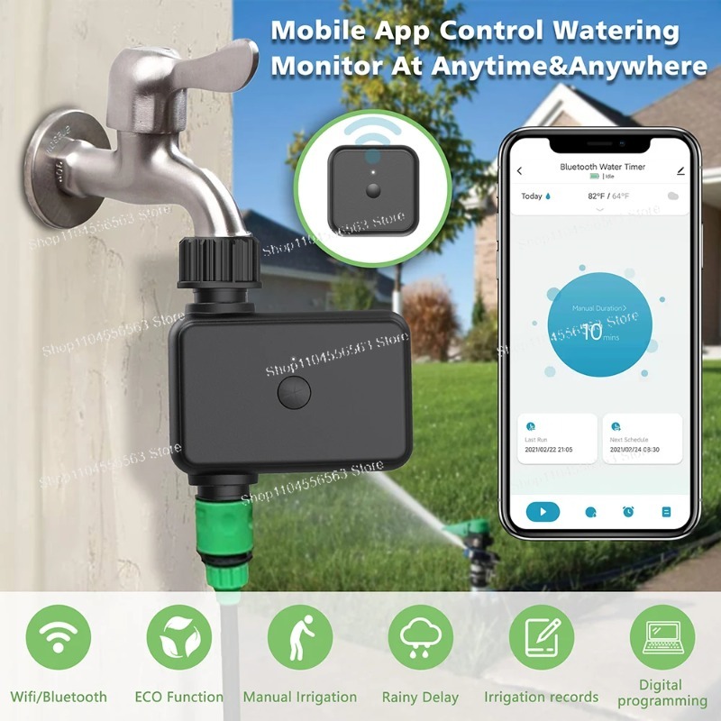 Умный Wi-Fi таймер для полива  – обзор и цена Smart Garden Water Timer