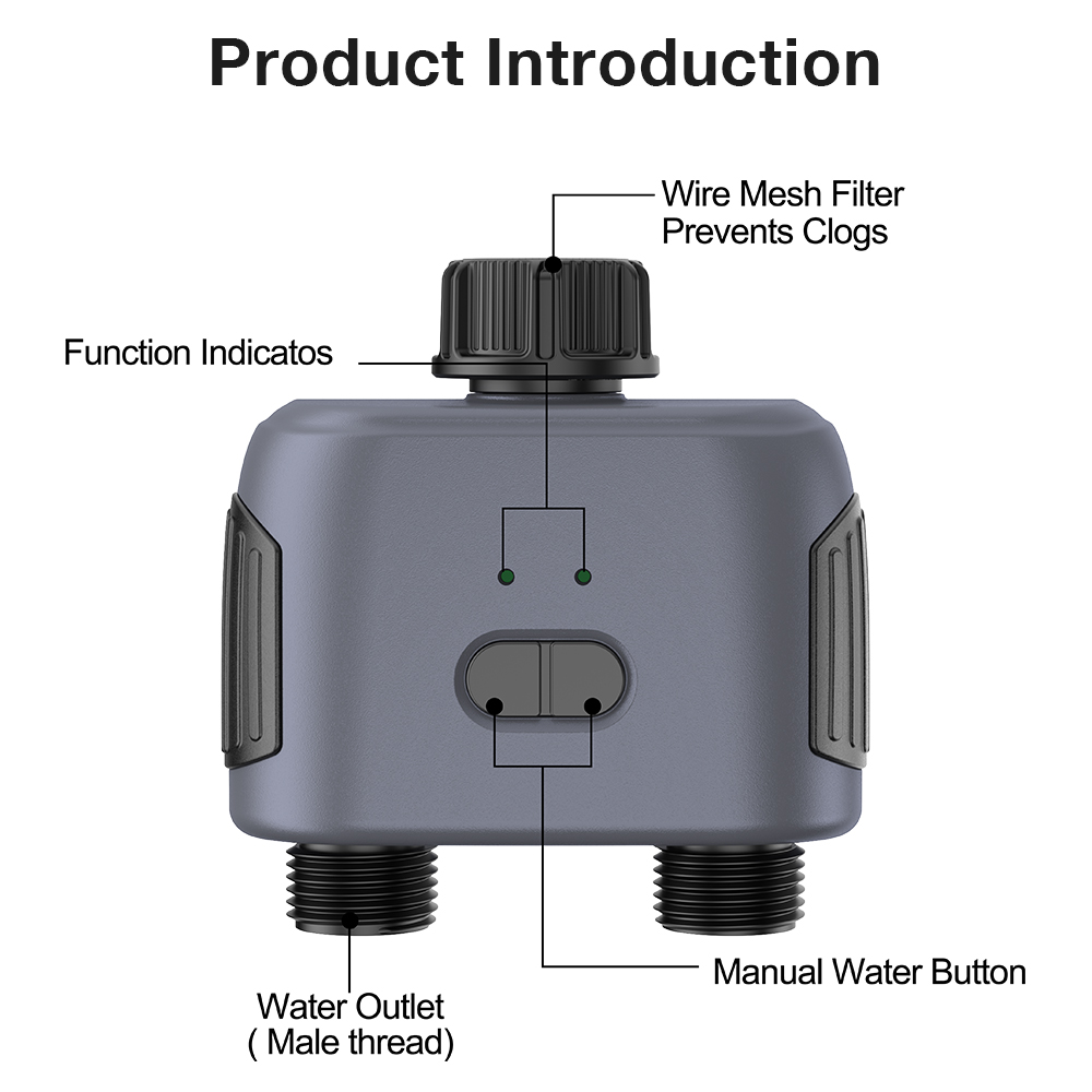 Умный контроллер полива Tuya Z – обзор и цена Smart Garden Water Timer
