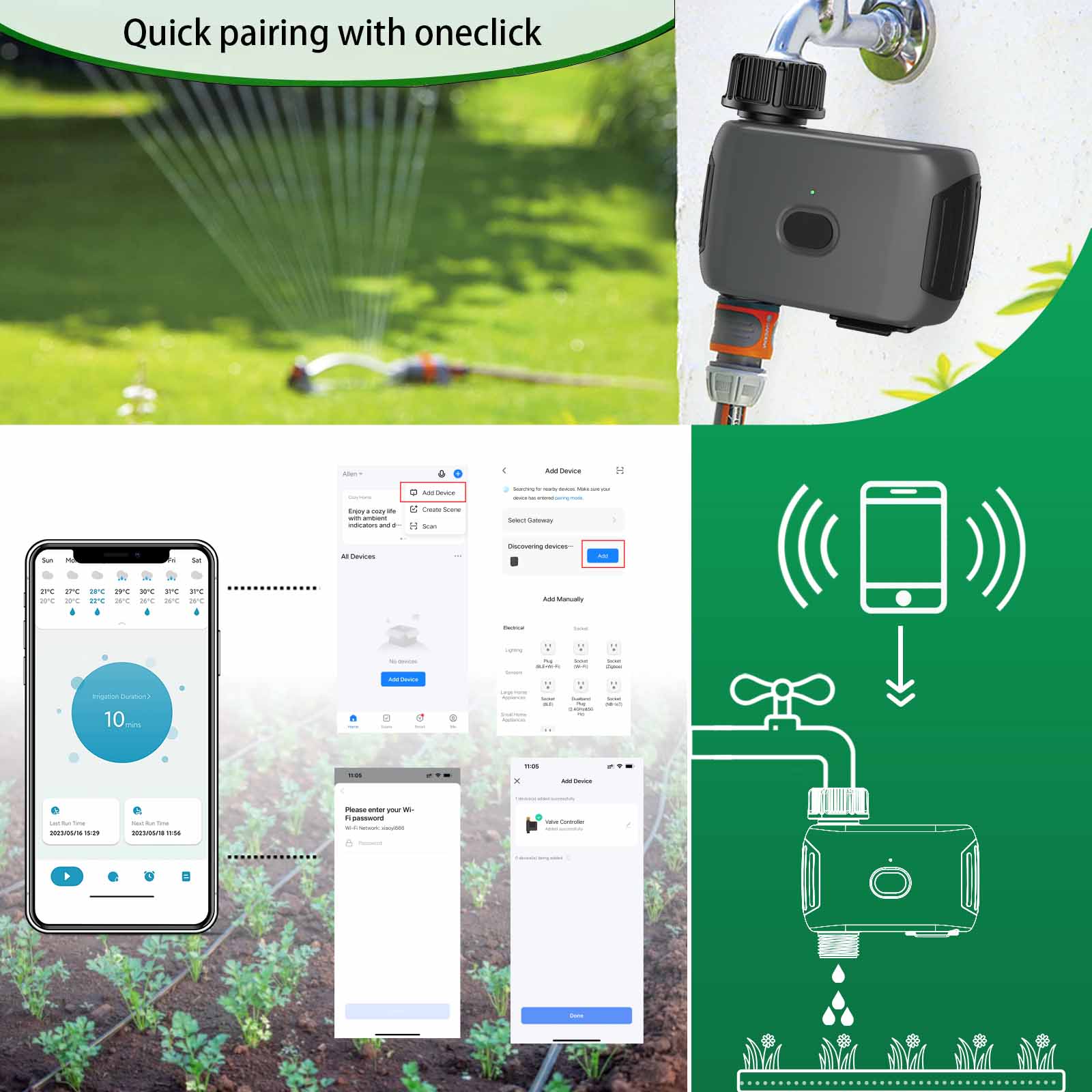 Автоматический таймер полива I – обзор и цена Smart Garden Water Timer