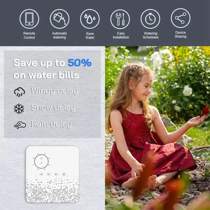 Умный контроллер полива Tuya W – обзор и цена Smart Garden Irrigation