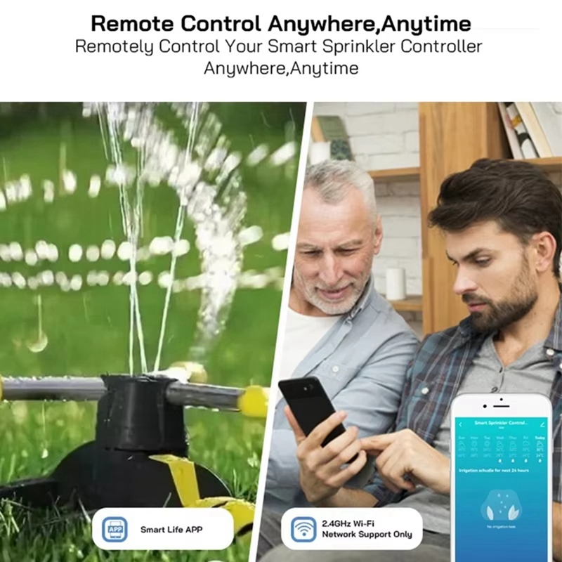 Умный контроллер полива Tuya W – обзор и цена Smart Garden Irrigation