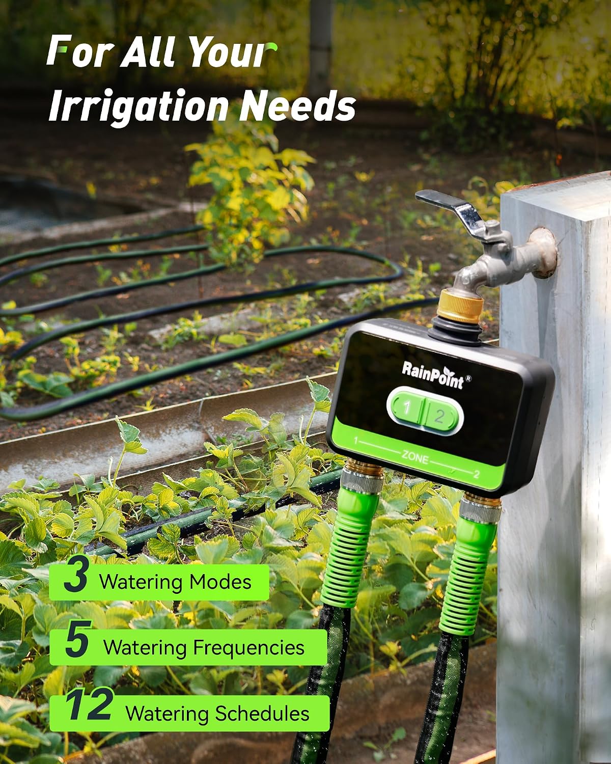 Умный Wi-Fi таймер полива на 2 – обзор и цена Smart Garden Sprinkler