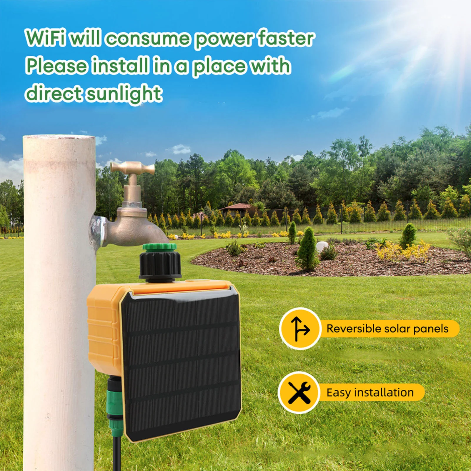 Солнечный Wi-Fi таймер для умн – обзор и цена Smart Garden Irrigation