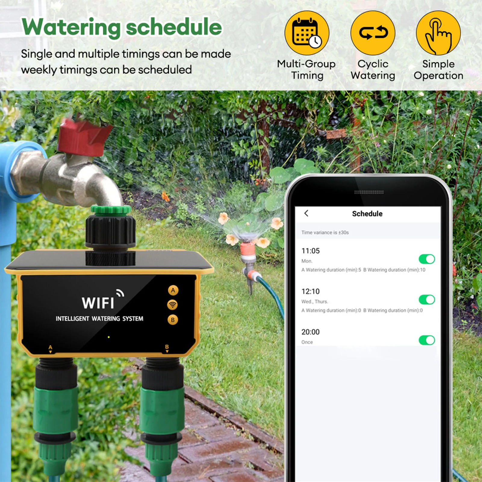 Солнечный Wi-Fi таймер для умн – обзор и цена Smart Garden Irrigation