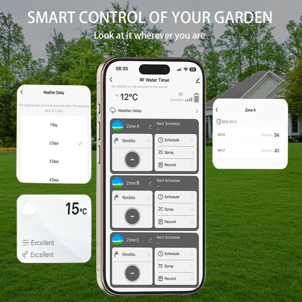 Умный контроллер полива Tuya W – обзор и цена Smart Garden Irrigation