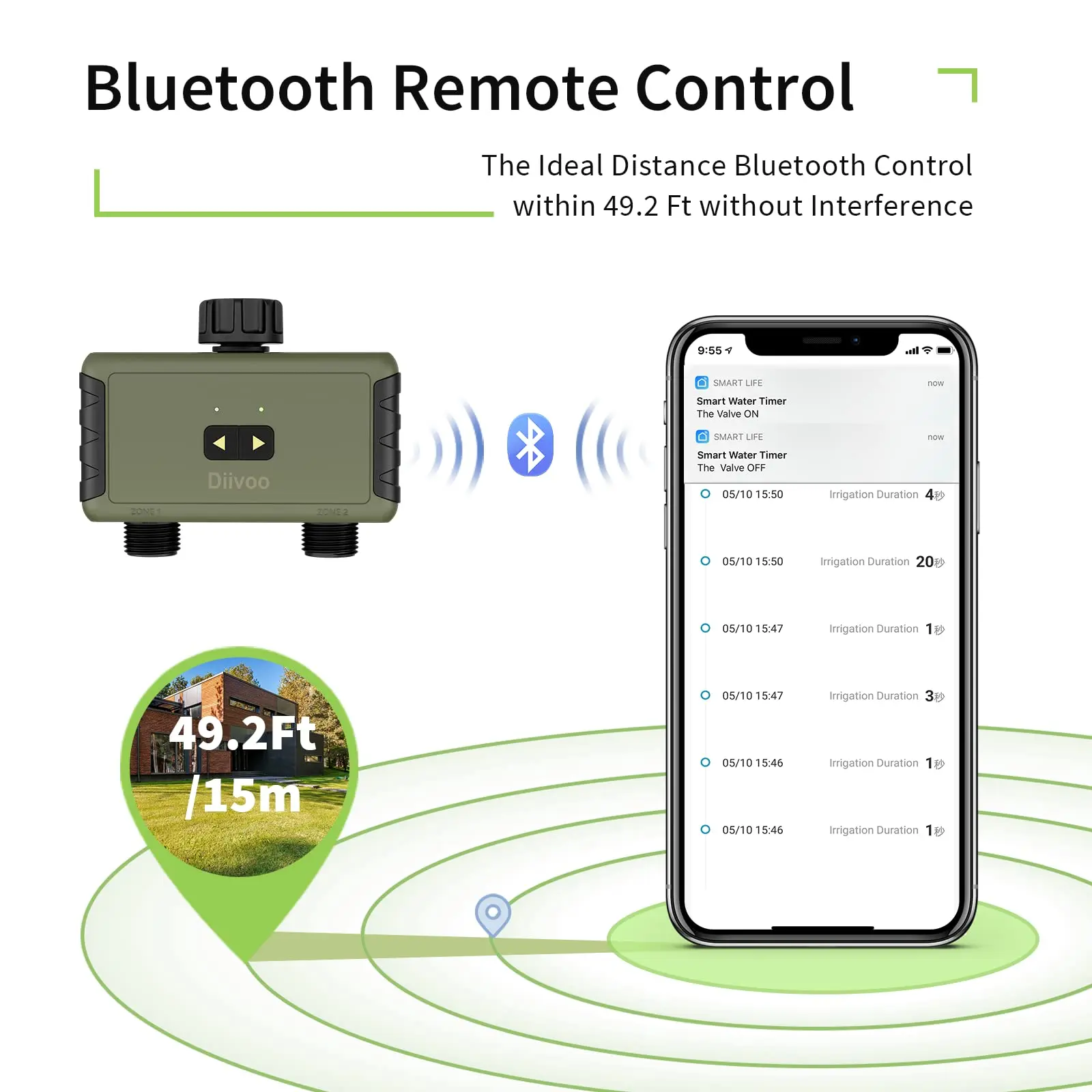 Умный Bluetooth-таймер полива  – обзор и цена Smart Garden Water Timer